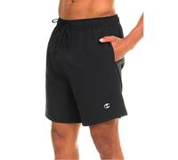 Champion Herren-Badehose mit Netzfutter, 17,8 cm Schrittlänge, schnelltrocknend, Herren-Badeanzug, Boardshorts für Schwimmen und Strand, Schwarz, L