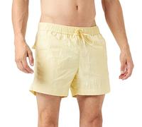 Champion Herren Beachshorts Small Logo Badehose, Gelb (Pastell), M