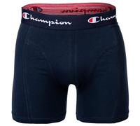 Champion Herren Boxershorts, 4er Pack - Baumwolle, Logobund, einfarbig S Mehrfarbig