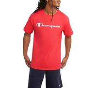 Champion Herren, Classic Graphic, Soft and Comfortable for Men, Logo (Reg. Or Big & Tall) T-Shirt, Red Stone Script, Klein