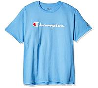 Champion Herren Klassisches Grafik T-Shirt, Swiss Blue-y07718, Klein