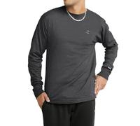 Champion Herren Classic Jersey Long Sleeve T-Shirt, Dunkelgrau, Klein