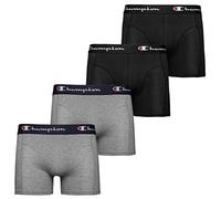 Champion Herren Core x4 Retroshorts, Grau, S (4er Pack)