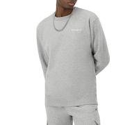 Champion Herren Crewneck, Powerblend Fleece, Hoodie for Men, Script Logo (Reg. Or Big & Tall) Sweatshirt, Oxford Gray-y08160, X-Large