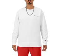 Champion Herren Crewneck, Powerblend Fleece, Hoodie for Men, Script Logo (Reg. Or Big & Tall) Sweatshirt, Weiße kleine Schrift, XL