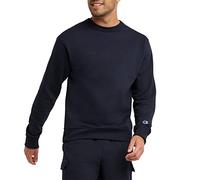 Champion Herren Crewneck Powerblend Fleece Sweatshirt Crewneck Sweatshirts (Reg. Or Big & Tall), Marineblaues C-Logo, X-Small