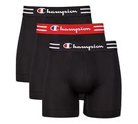 Champion Herren Performance Boxer Brief 3er Pack Retroshorts, schwarz, X-Large