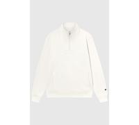 Champion Herren Fleece-Sweatshirt mit Halb-Reißverschluss Icons Creme M