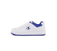 Champion Foul Play Element Low, Herren-Sneaker, Weiß/Electric Blue (WW021), 44 EU, Weiß Elektrisches Blau Ww021, 44 EU