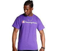 Champion Herren Graphic Jersey Tee T Shirt, Violett, M EU