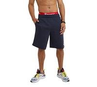 Champion Herren Graphic Powerblend Fleece Shorts, Navy, Klein