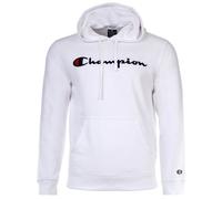 Champion Herren Hoodie - Hooded Sweatshirt, Pullover, Logo, Kapuze, einfarbig Weiß 2XL