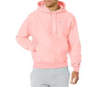 Champion Herren Hoodie, Reverse Weave Fleece Bequemer Pullover Sweatshirt für, Grafik Kapuzenpullover, Primer Pink Left Chest C, X-Small