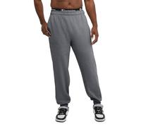 Champion Herren-Jogginghose, Powerblend, Fleece-Jogger, Bequeme Sweathose für Männer (Reg. oder Big & Tall), Granite Heather C Patch Logo, Klein