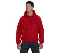 Champion Herren-Kapuzenpullover aus Fleece, wendbar, scharlachrot, Large