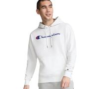 Champion Herren Kapuzenpullover Graphic Powerblend Fleece Pullover Hood, Weiß, M