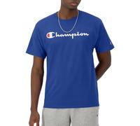 Champion Herren, Klassisches Grafik, Weiche und Bequeme, Script-Logo (Reg Groß) T-Shirt, Blickdicht, Surfen im Web-Skript, XS