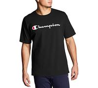 Champion Herren Big & Tall Classic Tee C Script T-Shirt, Schwarz/Schwarz, XXL