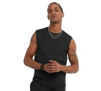 Champion Herren T-Shirt, Sleeveless, Tank, Classic Muscle Tee Top for Men (Reg. Or Big & Tall) Hemd, Schwarz, XL