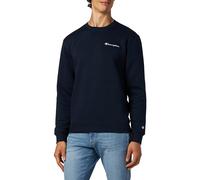 Sweatshirt CHAMPION "Classic Crewneck small l" Gr. S (46), blau (marine) Herren Sweatshirts (25975407-S)