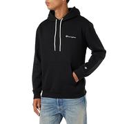 Champion Herren Legacy American Classics-Script Logo Powerblend Fleece Kapuzenpullover, Schwarz, L