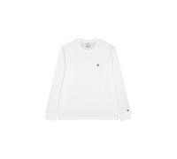 Champion Herren Legacy Basics-L-s Crewneck Langarmshirt, Weiß, Large
