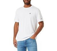 Champion Herren Legacy Basics-S-s Crewneck T-Shirt, Weiß, Large