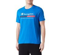 Champion Legacy Graphic Authentic Big Logo T-Shirt elektrisch-blau - S