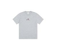 Champion Herren Legacy - Graphic T-Shirt mit Backprint, Grau (EM021), S, Grau (Em021), S