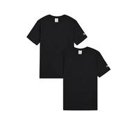Champion 2er-Set: Shirts in Schwarz - Größe L | Herren Plussize