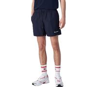 Champion Herren Legacy Icons Beachshorts-Crinkle Taslon Small Script Logo Badehose, Marineblau, Medium