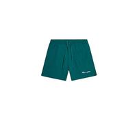 Champion Herren Legacy Icons Beachshorts-Crinkle Taslon Small Script Logo Brief Badehose, Schwarz
