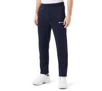 Champion Herren Legacy Icons-Powerblend Terry Small Script Logo Elastic Cuff Trainingshose, Marineblau, S