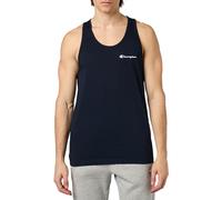 Champion Herren Legacy Icons-Small Script Logo S/L Tank Tanktop, Marineblau