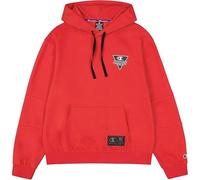 Champion Herren Legacy Modern Sport (220363) -Poly-Cotton Rain Interlock Kapuzenpullover, Rot (RS011), S