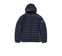 Champion Herren Legacy Outdoor (220340) -Wr Light Nylon Cirè 35gr Small Script Logo Hooded Jacke, Blau (BS501), S