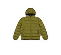 Champion Herren Legacy Outdoor (220342) -Wr Light Nylon Cirè 35gr Tonal Script Logo Hooded Jacke, Grün (GS573), XS