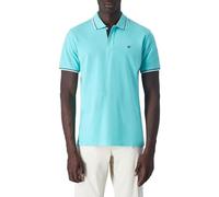 Champion Herren Legacy Polo Gallery Light Cotton Piqué C-Logo Polohemd, Aquamarin Grün, XXL