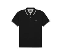 Champion Herren Legacy Polo Gallery Light Cotton Piqué C-Logo Polohemd, Schwarz, S
