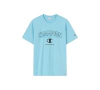 Champion Herren Men-Graphic Crewneck T-Shirt Hemd, Hellblau (Bs226), L