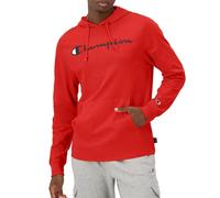 Champion Herren Mittelschwerer Kapuzenpullover Hemd, Scharlachrote Schrift, X-Large