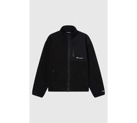 Champion Herren Polar Teddy Jacke mit durchgehendem Reißverschluss Schwarz L
