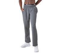 Champion Herren Powerblend fleece broek met open onderkant Hose, Dunkelgrau, XL EU