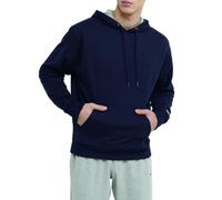 Champion Herren, Powerblend, Fleece Comfortable Hoodie, Sweatshirt for Men (Reg. Or Big & Tall) Kapuzenpullover, Marineblaues C-Logo, Small