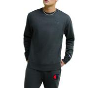Champion Herren, Powerblend, Fleece, Crewneck for Men (Reg. Or Big & Tall) Sweatshirt, Granite Heather C-Logo, 4X-Large Groß