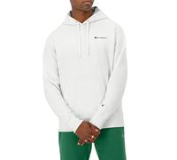 Champion Herren, Powerblend, Fleece Hoodie, Comfortable Men's Sweatshirt, Script Logo (Reg. Or Big & Tall) Kapuzenpullover, Weiß-586224, Large