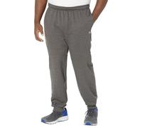 Champion Herren Powerblend Jogger Herren Fleece Jogger Baumwolle Sweatpants (Reg. oder Big & Tall), Granite Heather C Patch Logo, XX-Large Hoch