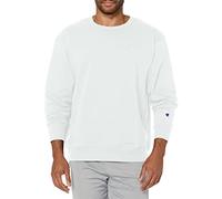 Champion Herren Powerblend Pullover Sweatshirt, Weiß, XL EU