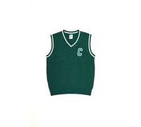 Champion Herren Rochester 1919 Bookstore-Cotton Knitted Winter-Edition V-Neck Vest Trikot, Verde Avt, XL
