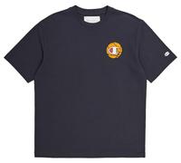 Champion Herren Rochester 1919 Eco Future-Circular Recycled Cotton Graphic S/L T-Shirt, Pastellschwarz, Small